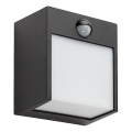 Rabalux - LED Buitenwandlamp met sensor LED/12W/230V zwart IP44
