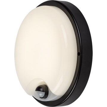 Rabalux - LED buitenwandlamp met sensor LED/18W/230V IP65 zwart
