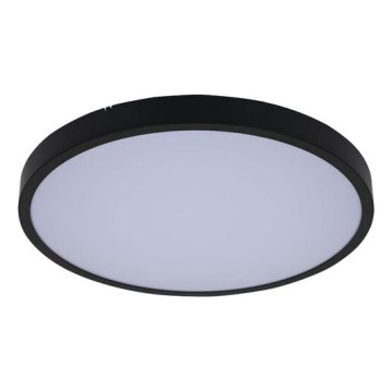 Rabalux - LED Dimbare badkamer plafondverlichting LED/24W/230V 3000-6000K IP44 diameter 35,5 cm zwart + afstandsbediening