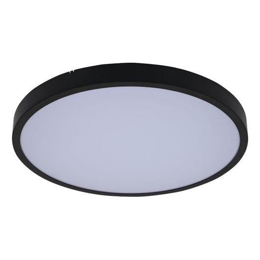 Rabalux - LED Dimbare badkamer plafondverlichting LED/24W/230V 3000-6000K IP44 diameter 35,5 cm zwart + afstandsbediening