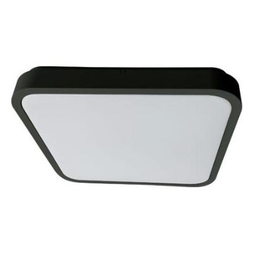 Rabalux - LED Dimbare badkamer plafondverlichting LED/36W/230V 3000-6000K IP44 42x42 cm zwart + afstandsbediening