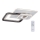 Rabalux - LED-dimbare opbouwplafondlamp LED/48W/230V 3000K/4000K/6000K + met afstandsbediening 49,5x49,5 cm