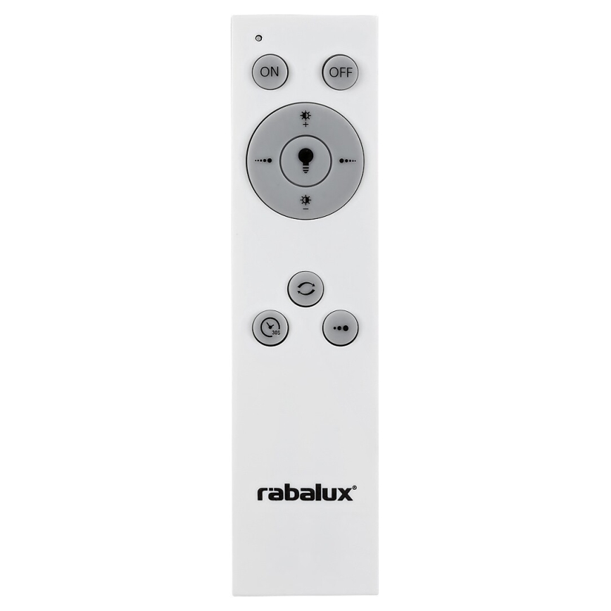 Rabalux - LED dimbare plafondlamp LED/38W/230V zwart 3000-6500K + afstandsbediening pr. 48 cm