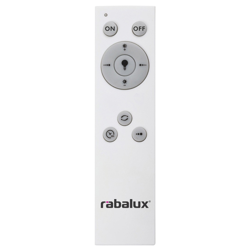 Rabalux - LED dimbare plafondlamp LED/38W/230V zwart 3000-6500K + afstandsbediening pr. 48 cm