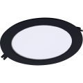 Rabalux - LED Hang plafondverlichting LED/18W/230V diameter 22 cm zwart