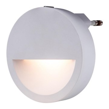 Rabalux - LED Nachtlampje met schemersensor LED/0,5W/230V 3000K diameter 65 mm