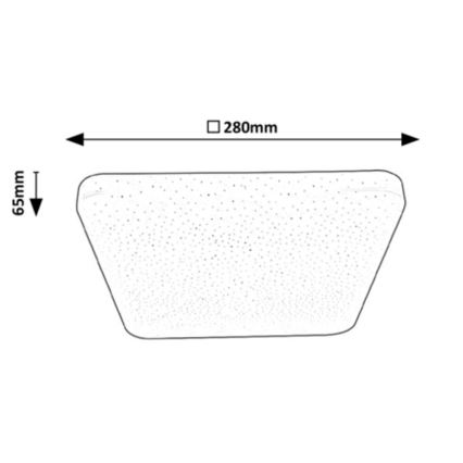 Rabalux - LED Plafond Lamp LED/12W/230V