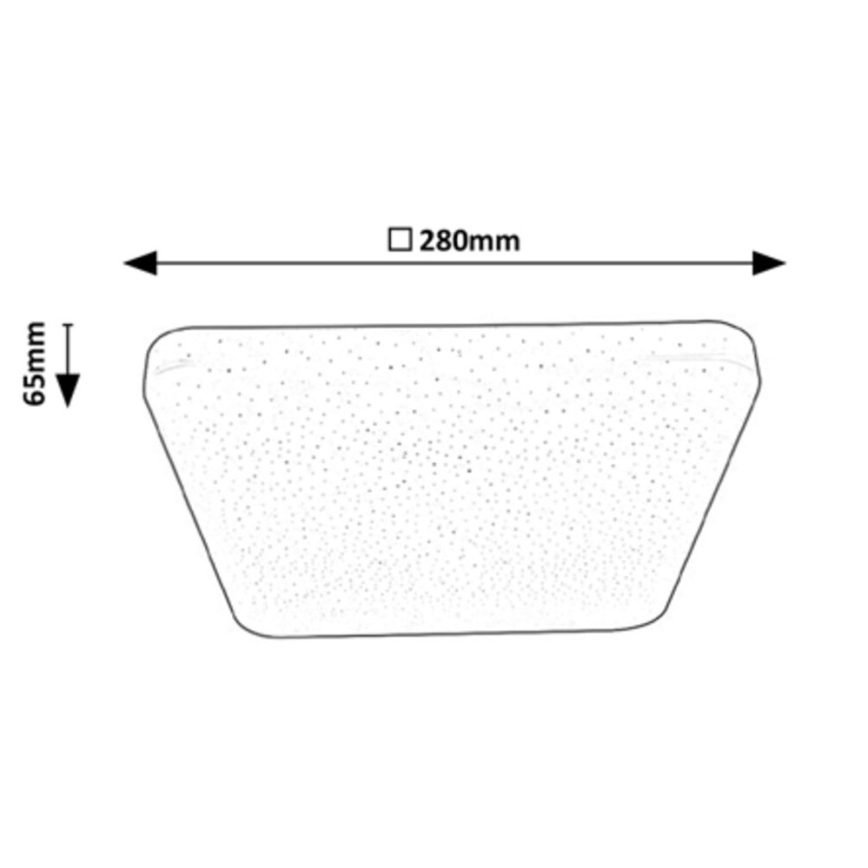 Rabalux - LED Plafond Lamp LED/12W/230V
