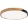 Rabalux - LED-plafondlamp, 42W, 230V, 3000/4000/6500K, zwart/eiken, Ø 41 cm