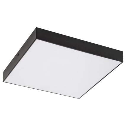 Rabalux - LED-plafondlamp LED/18W/230V 3000-6000K IP44 zwart 17,5x17,5 cm
