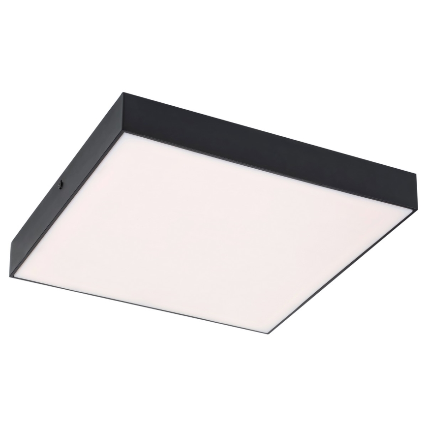 Rabalux - LED-plafondlamp LED/18W/230V 3000-6000K IP44 zwart 17,5x17,5 cm