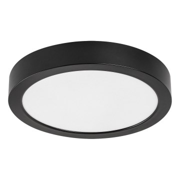 Rabalux - LED plafondlamp voor badkamer, 24W/230V, Ø 22 cm, IP44, zwart