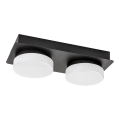 Rabalux - LED Plafondlamp voor Badkamer 2xLED/5,5W/230V IP44 zwart