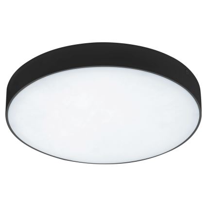 Rabalux - LED plafondlamp voor badkamer LED/24W/230V 2800K/4000K/6000K IP44 zwart Ø 30 cm