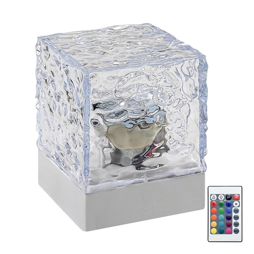Rabalux - LED RGB Dimbare oplaadbare tafellamp LED/1W/5V/3xAA + afstandsbediening