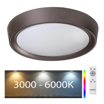 Rabalux - LED RGB dimbare plafondlamp LED/24W/230V 3000-6000K + afstandsbediening