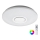 Rabalux - LED RGB dimbare plafondlamp met ingebouwde luidspreker, LED/24W/230V, Wi‑Fi Tuya + afstandsbediening, Ø 40 cm