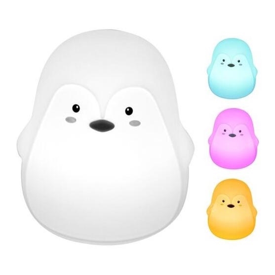 Rabalux - LED RGB Kinderlamp LED/0,4W 1200 mAh pinguïn