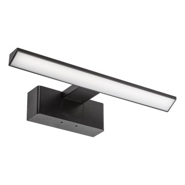 Rabalux - LED-spiegelverlichting voor badkamer, 6W, 230V, IP44, 30 cm, zwart