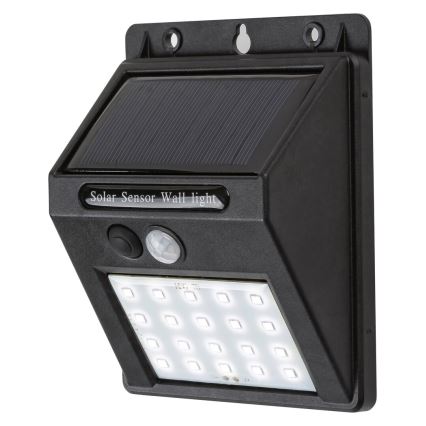 Rabalux - LED-wandlamp op zonne-energie met sensor, IP44, 1200 mAh