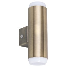 Rabalux - LED Wandlamp voor buiten 2xLED/4W/230V IP44 brons