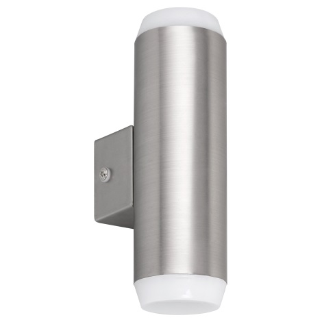 Rabalux - LED Wandlamp voor buiten 2xLED/4W/230V IP44 satijnglans chroom