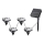 Rabalux - LED Zonne-energie lamp 4xLED/0,06W/1,2V IP44 600 mAh