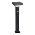 Rabalux - LED Zonne-energie lamp met sensor LED/4W/3,7V IP44 zwart 2200 mAh
