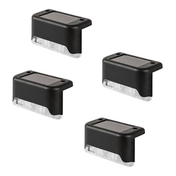 Rabalux - Lot de 4 appliques murales solaires LED avec capteur crépusculaire LED/0,06W/1,2V 300 mAh IP44