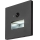 Rabalux - Luminaire d'escalier LED avec capteur de mouvement et capteur crépusculaire LED/1W/230V 3000/4500/6500K noir