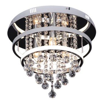 Rabalux - Lustre monté en surface en cristal LED/32W/230V + 3xE14/40W