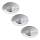 Rabalux - PACK 3x Spot encastrable LED salle de bain 3xLED/4W/230V