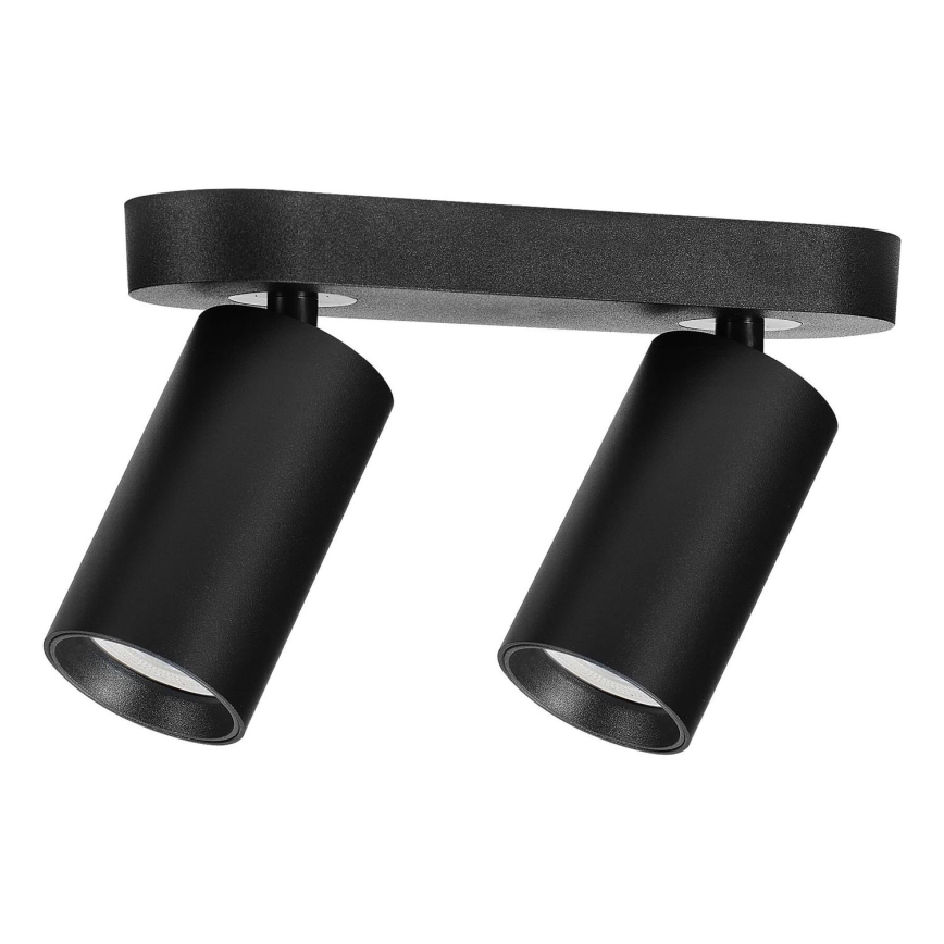 Rabalux - Plafondspot 2xGU10/7W/230V zwart