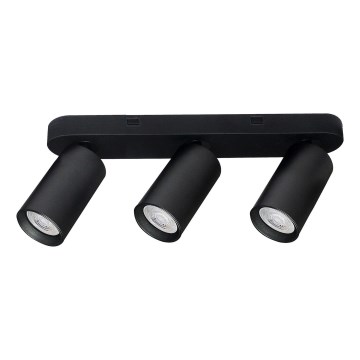Rabalux - Plafondspot 3xGU10/7W/230V zwart