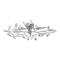 Rabalux - Plafonnier 4xE14/40W/230V 46,5x69,5 cm