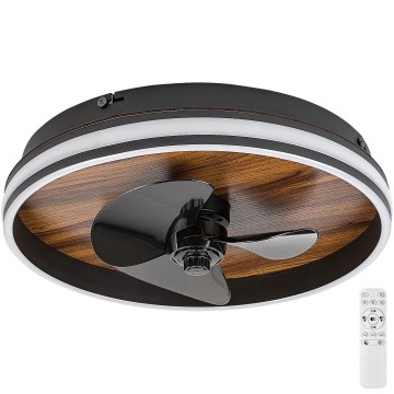 Rabalux - Plafonnier à intensité variable avec ventilateur LED/30W/230V 3000-6500K + télécommande