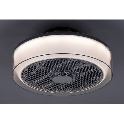 Rabalux - Plafonnier LED à intensité variable avec ventilateur LED/30W/230V + télécommande