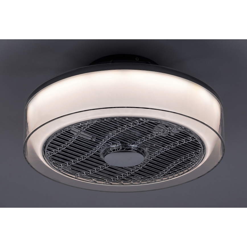Rabalux - Plafonnier LED à intensité variable avec ventilateur LED/30W/230V + télécommande