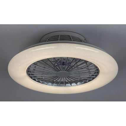 Rabalux - Plafonnier à intensité variable avec ventilateur LED/30W/230V + télécommande 3000-6500K