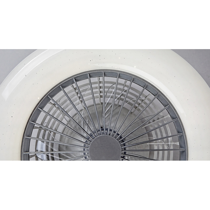 Rabalux - Plafonnier à intensité variable avec ventilateur LED/30W/230V + télécommande 3000-6500K