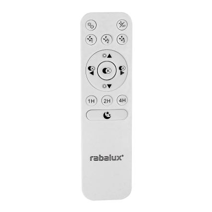 Rabalux - Plafonnier à intensité variable avec ventilateur LED/30W/230V + télécommande 3000-6500K