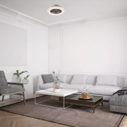 Rabalux - Plafonnier à intensité variable avec ventilateur LED/30W/230V + télécommande 3000-6500K