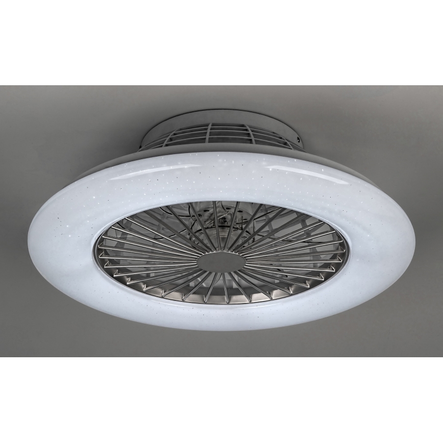 Rabalux - Plafonnier à intensité variable avec ventilateur LED/30W/230V + télécommande 3000-6500K