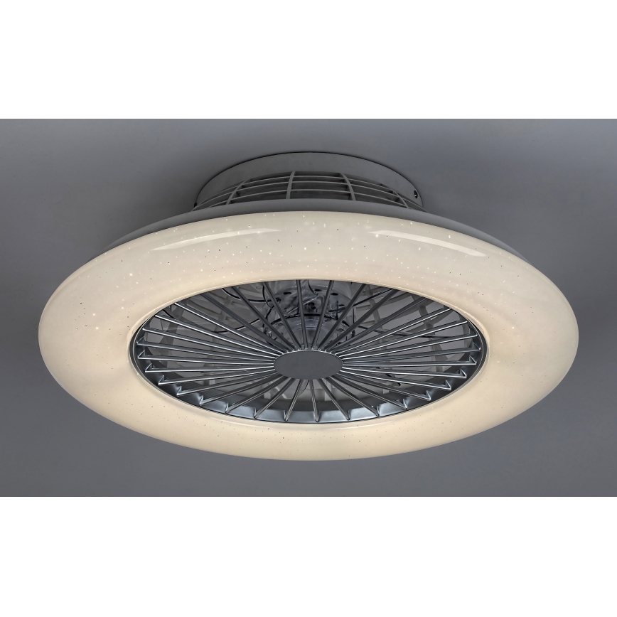 Rabalux - Plafonnier à intensité variable avec ventilateur LED/30W/230V + télécommande 3000-6500K