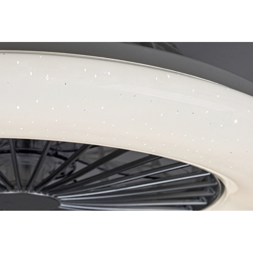 Rabalux - Plafonnier à intensité variable avec ventilateur LED/30W/230V + télécommande 3000-6500K