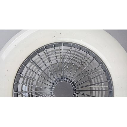 Rabalux - Plafonnier à intensité variable avec ventilateur LED/30W/230V + télécommande 3000-6500K