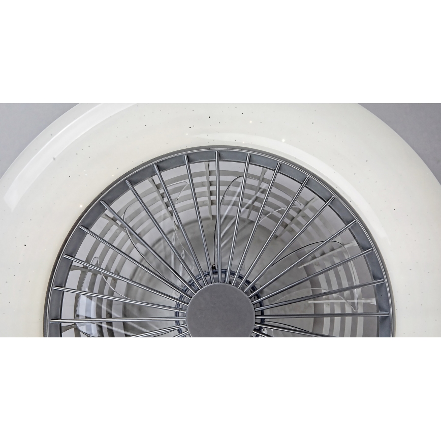Rabalux - Plafonnier à intensité variable avec ventilateur LED/30W/230V + télécommande 3000-6500K