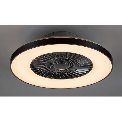 Rabalux - Plafonnier à intensité variable avec ventilateur LED/40W/230V 3000-6500K + télécommande