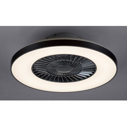 Rabalux - Plafonnier à intensité variable avec ventilateur LED/40W/230V 3000-6500K + télécommande