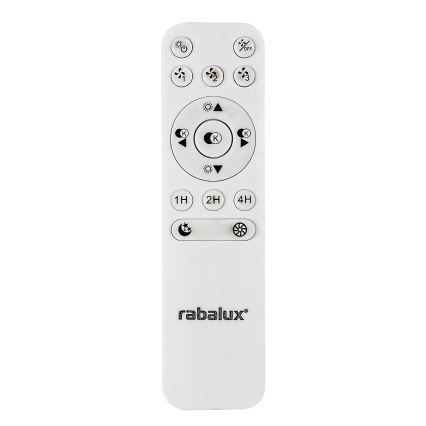 Rabalux - Plafonnier à intensité variable avec ventilateur LED/40W/230V 3000-6500K + télécommande
